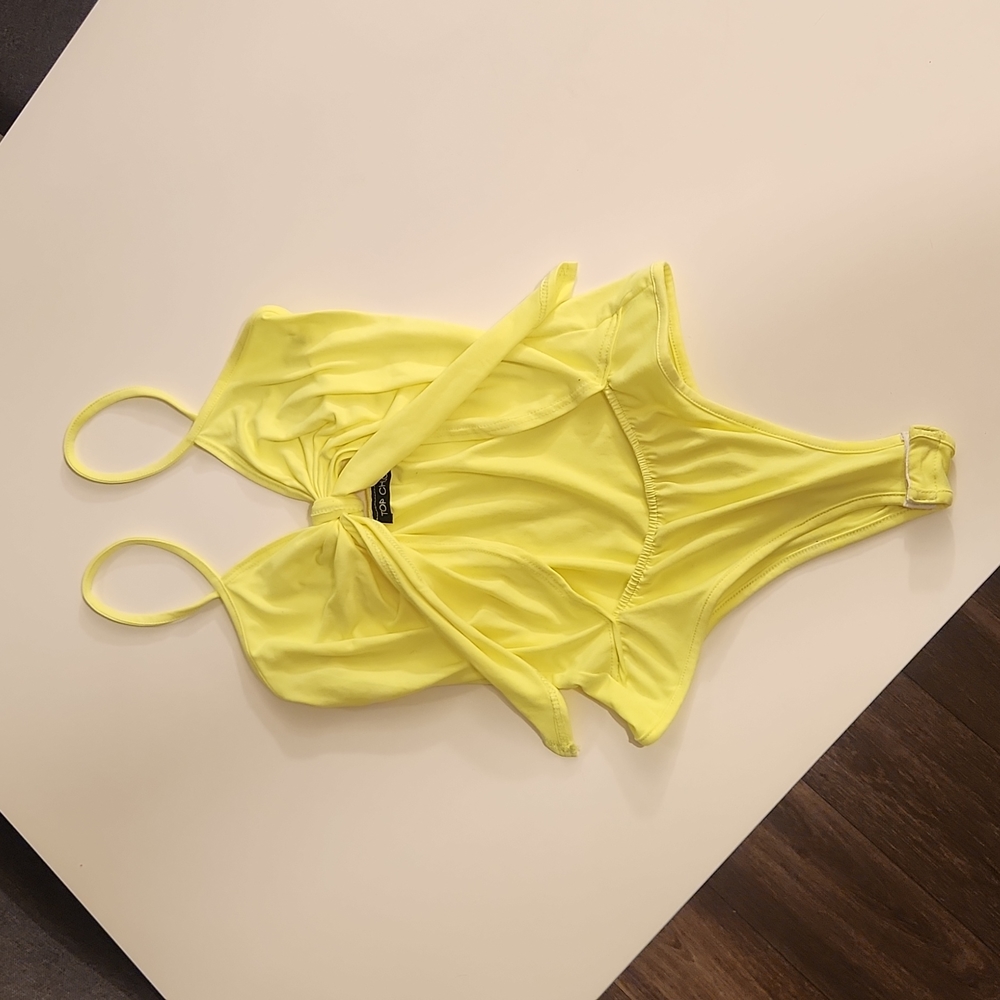 Neon Yellow Bodysuit